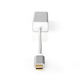 Adaptor USB-C 3.2 Gen 1 tata - RJ45 mama, Gigabit, 0.2 m, argintiu, Nedis